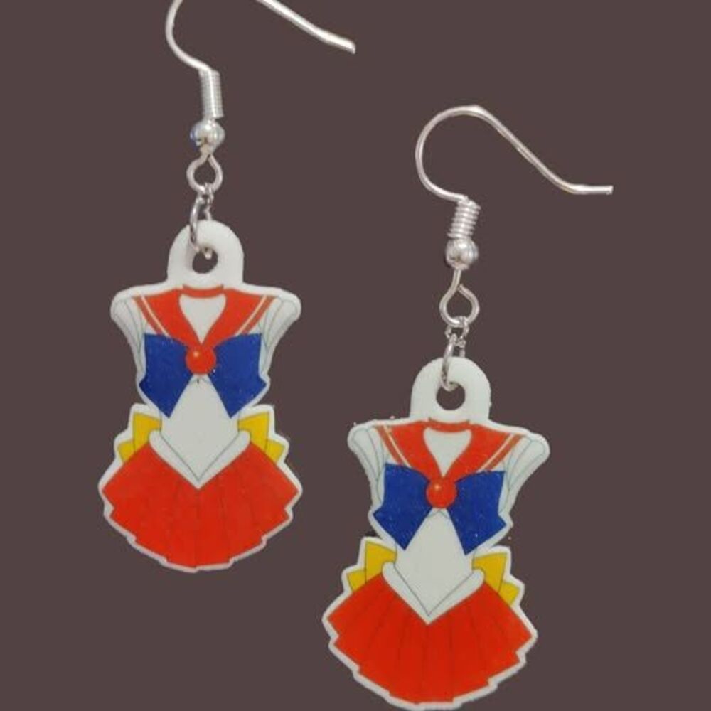 Sailor Moon Sailor Venus Earrings-Posts-Silver